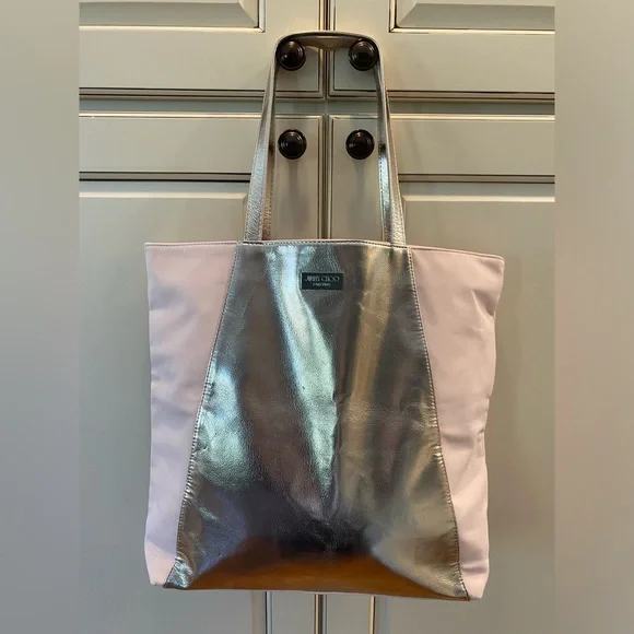 Jimmy Choo Parfum Pink /metallic Tote Bag - Picture 1 of 6